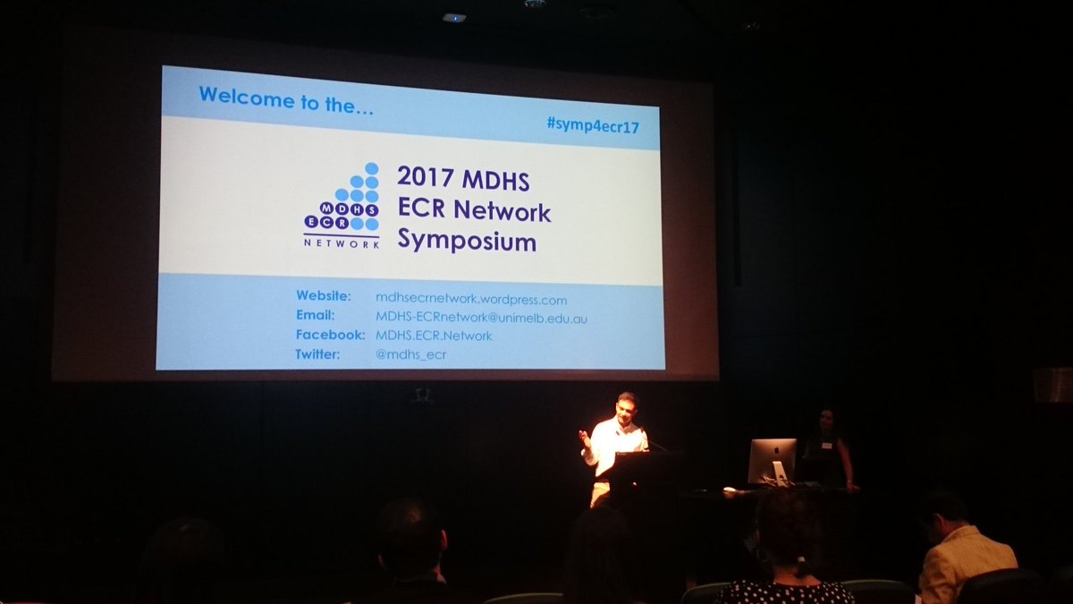 Getting excited for a day of early career science <a href="/UniMelbMDHS/">UniMelb MDHS</a> <a href="/mdhs_ecr/">MDHS ECA Network</a> #symp4ecr17