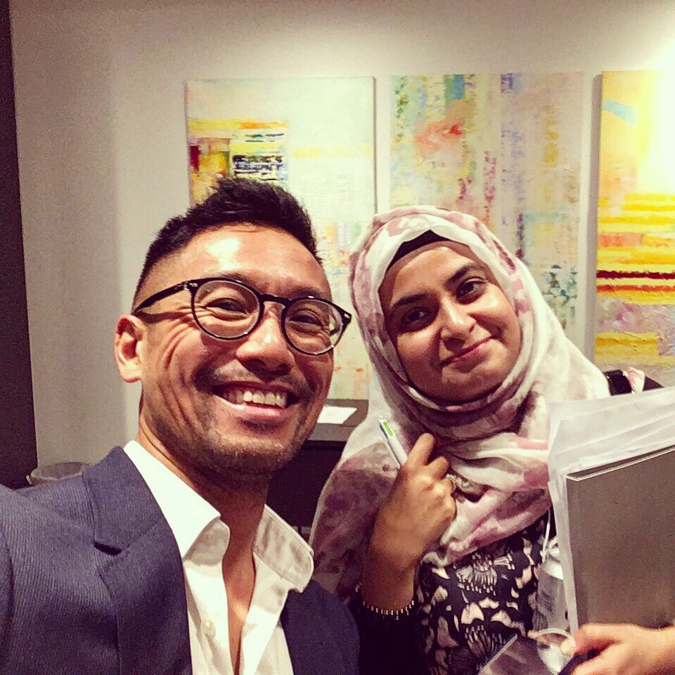 raymondyiu's tweet photo. A treat to hear @aeshaz enlightening #UnconsciousBias again at @OMTF #ValueOfInclusion conference. @BBCNorthPR @AdrianMills @traverssmith https://t.co/ET4q82twdj