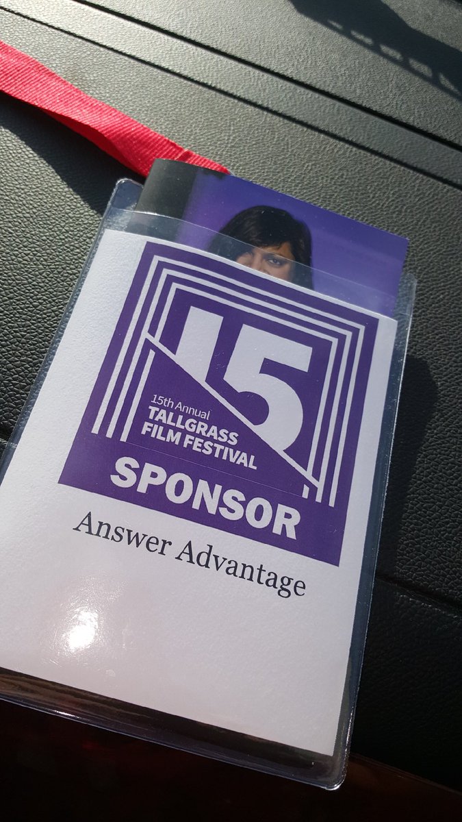 AnswerAdvantage's tweet image. We are proud sponsors of the @tallgrass Film Festival! You’ll see our logo on your TallPass!