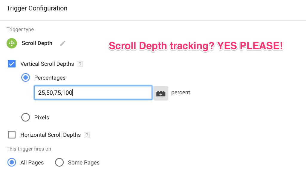 The Scroll Depth Trigger In Google Tag Manager goo.gl/VyYUj2 /by <a href="/SimoAhava/">Simo Ahava</a> #measure