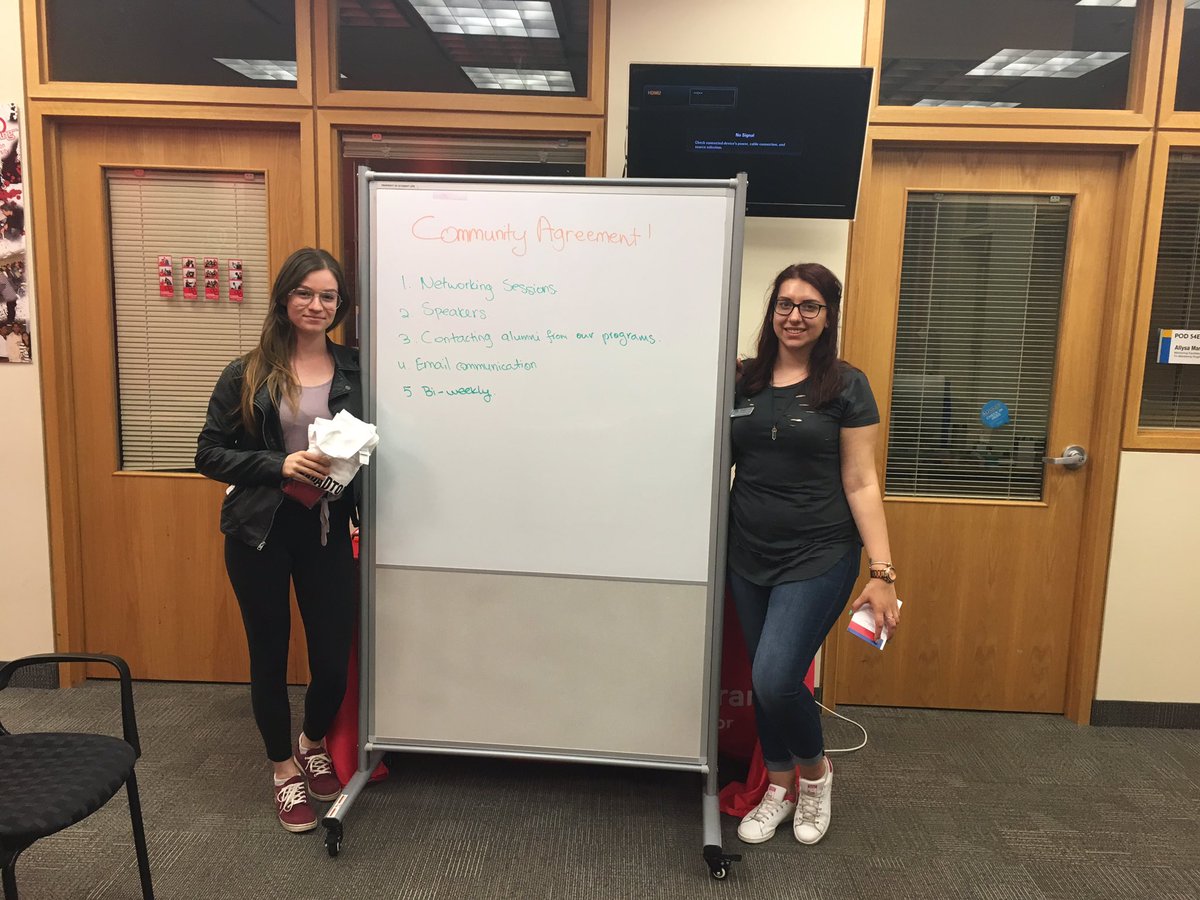 Thank you to all #WomenInSTEM Group Mentoring attendees for coming! Congrats to Inga 4 winning <a href="/TimHortons/">Tim Hortons</a> card! #RyersonSA #WeAreTMP