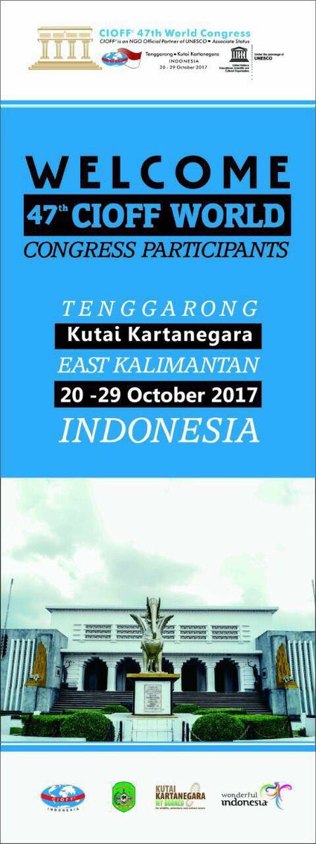 CIOFF_Indonesia's tweet photo. Welcome to Indonesia, the 47th CIOFF® congress participants!🙌🏻
#CIOFF_Indonesia #CIOFF #47thCIOFFWorldCongress #CIOFFIndonesia https://t.co/X7xSixOfw5