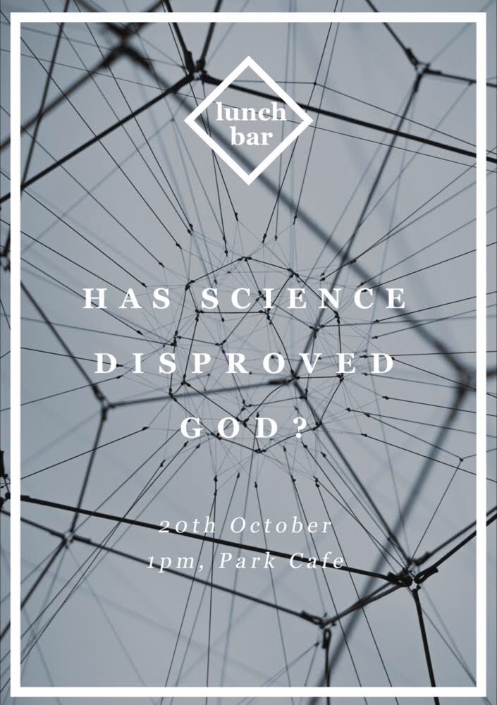 PompeyCU's tweet photo. Has Science Disproved God??

Come along on Friday the 20th October at the Park Building Cafe at 1pm to find out!! 🤔🤓 https://t.co/ztqSaMSuDV