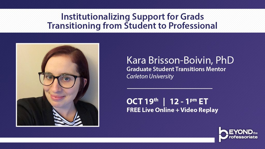 Learn about an innovative career prep program at Carleton Univ. Attend the next Research &amp; Innovation series webinar bit.ly/BPResearchInno…