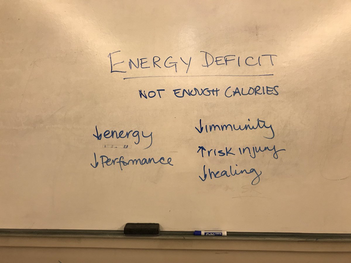 BobcatNutrition's tweet photo. We donโt like #energydeficits do we @QUTFXC ? Nice job today ladies #foodisfuel #sportsnutrition @QUAthletics https://t.co/HUdzcS3ElD