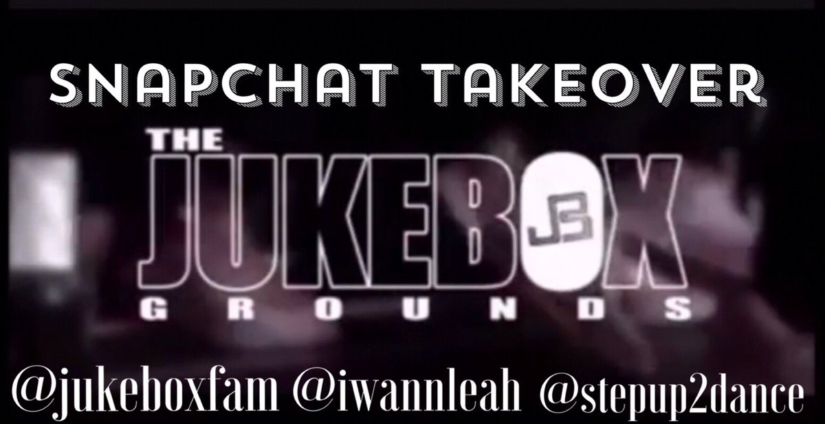 StepUp2Dance's tweet photo. #Snapchattakeover today at 5pm! 
#Jukeboxfam #stepup2dance follow us on Snapchat #stepup_2dance https://t.co/BxsBK2rNRD