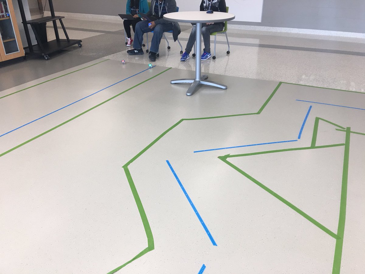 JoshRayburnKY's tweet photo. #FDHSSTLP used our #coding skills to code our #Sphero track! #WeDidIt #FDHSBeThe1st #FDHSPLN @SpheroEdu https://t.co/uca5ppNVom