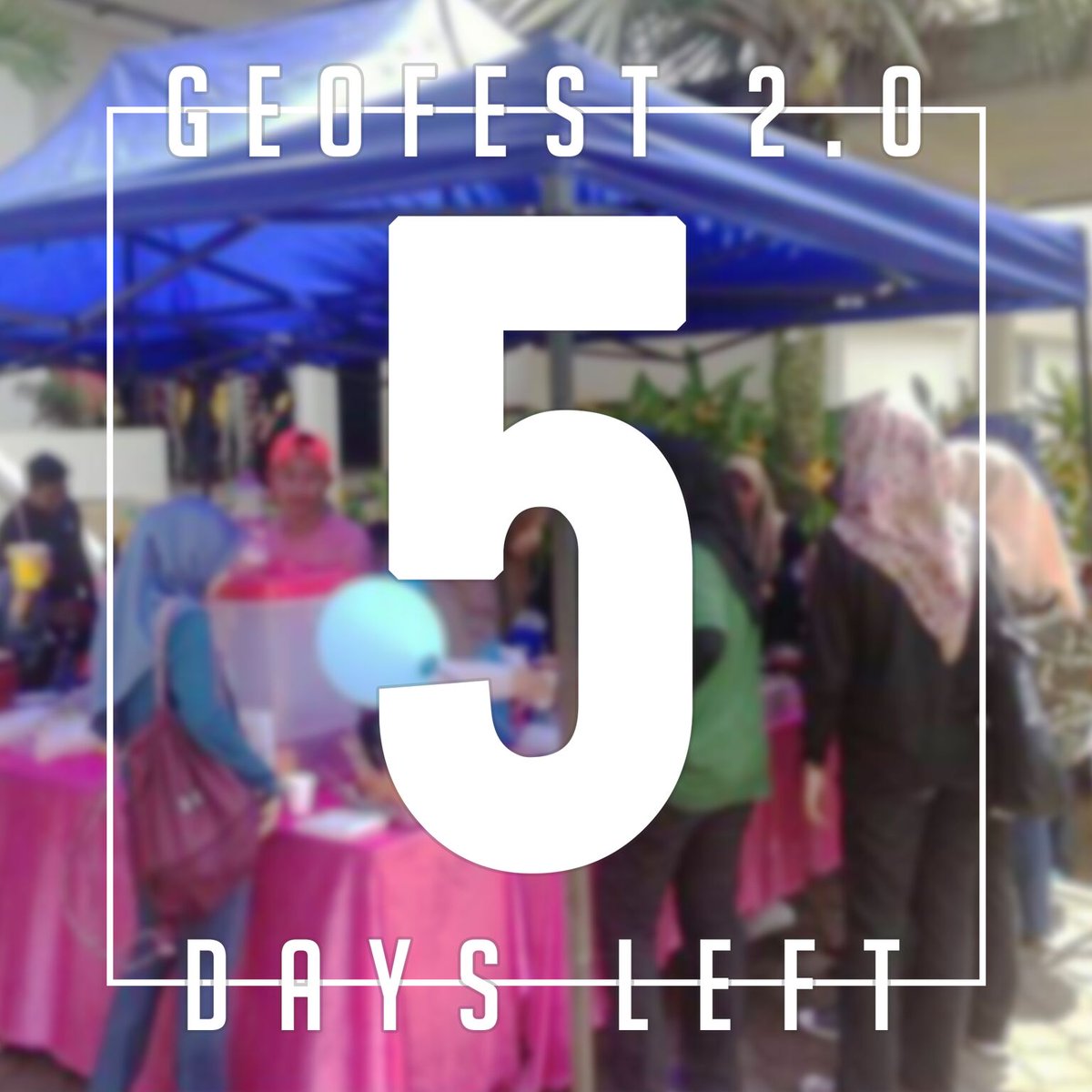 GEOFest2017's tweet photo. 5 days more 😱😱😱😱...see you guys there
#geofest2.0
#utm https://t.co/EzTISInoxH