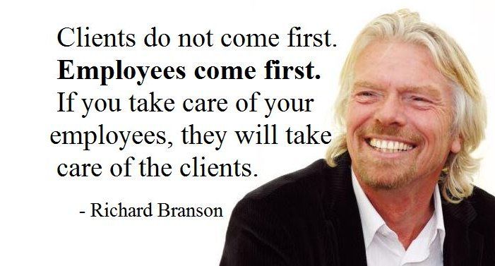 Very true words. Always take care of your employees. #WednesdayWisdom