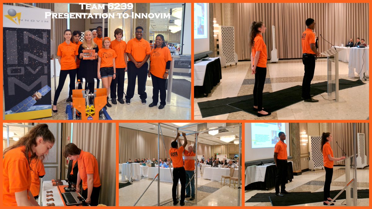frc6239's tweet photo. Team 6239, made an excellent presentation to one of our sponsors, Innovim, this afternoon. #Team6239 #FRC6239 #gotpi #omgrobots #Innovim https://t.co/3Yg4JHWIU7