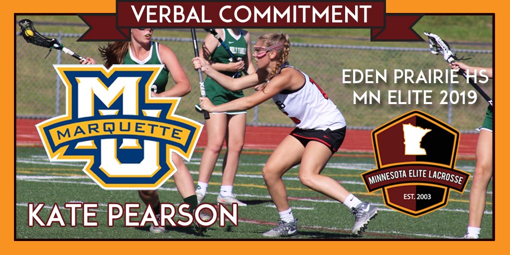 Congratulations Kate Pearson (MN Elite '19) on her commitment to Marquette - we're so excited to watch you in the coming years!