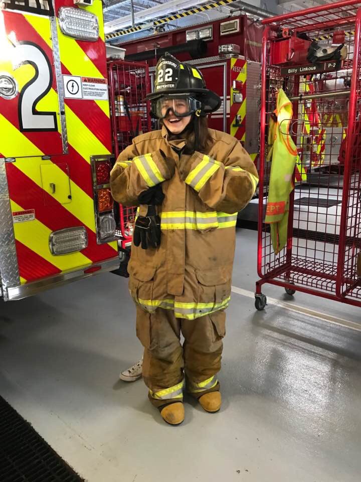 LPUVirginia's tweet photo. Having fun thanking our local fire department! #thisisIGNITE https://t.co/50sd8Gubas