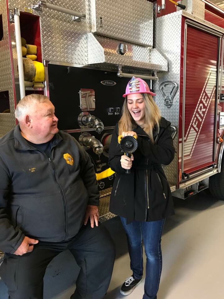 LPUVirginia's tweet photo. Having fun thanking our local fire department! #thisisIGNITE https://t.co/50sd8Gubas