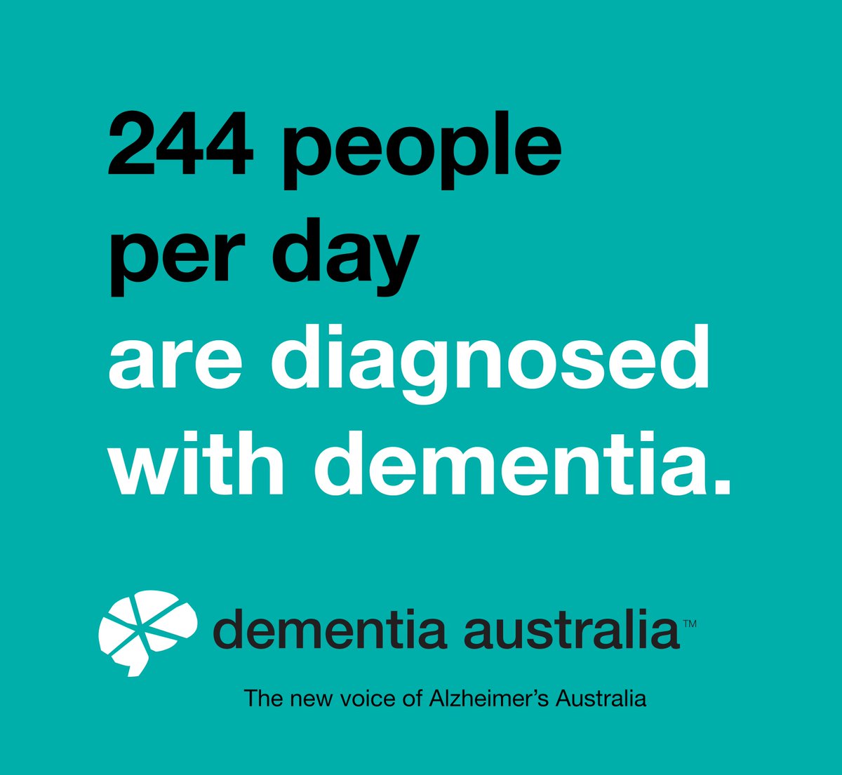 Our name change to Dementia Australia recognises the support we give to all people diagnosed with all types of #dementia.
