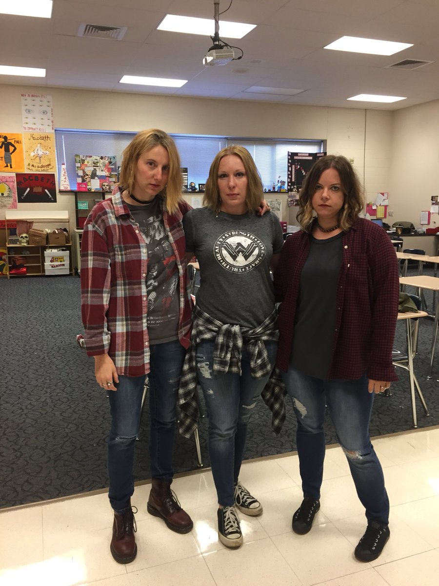 Mrs. Buttiens, Mrs. Appleby, and Mrs. Ritter relive the 90’s for Decades Day!!! <a href="/KD_Council/">KD Student Council</a>