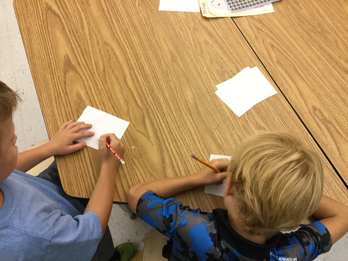 MissPage20's tweet photo. 1st graders are tackling hard words. 🏈 @Panthers Please give us some encouragement to keep pounding! 💙🏈🖤 https://t.co/nz2PMnXQW8