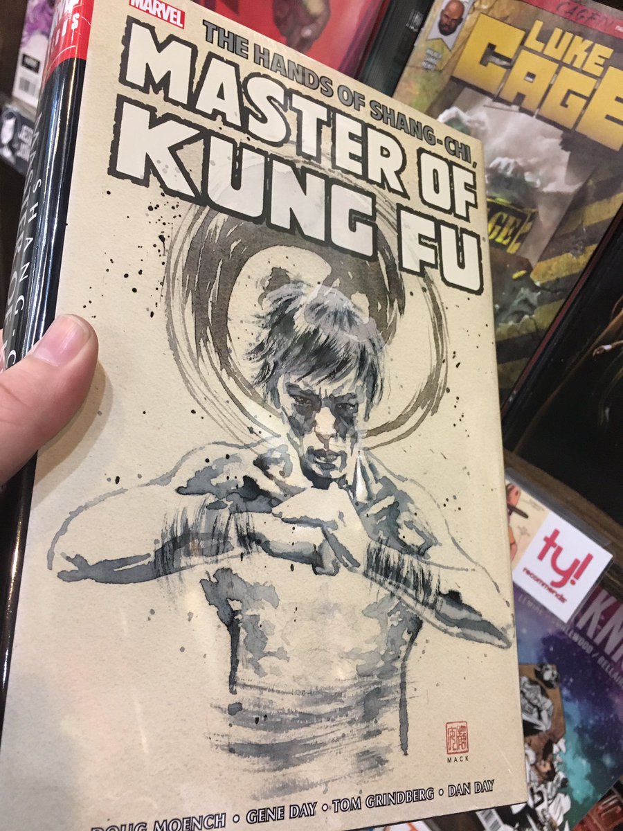 ComicBookBrando's tweet photo. A 4th omnibus for Shang-Chi, the master of kung-fu! Collects the end of his series &amp; later appearances. @AustinBooks #ncbd #BrandoPicks https://t.co/bIEoiFGHLS