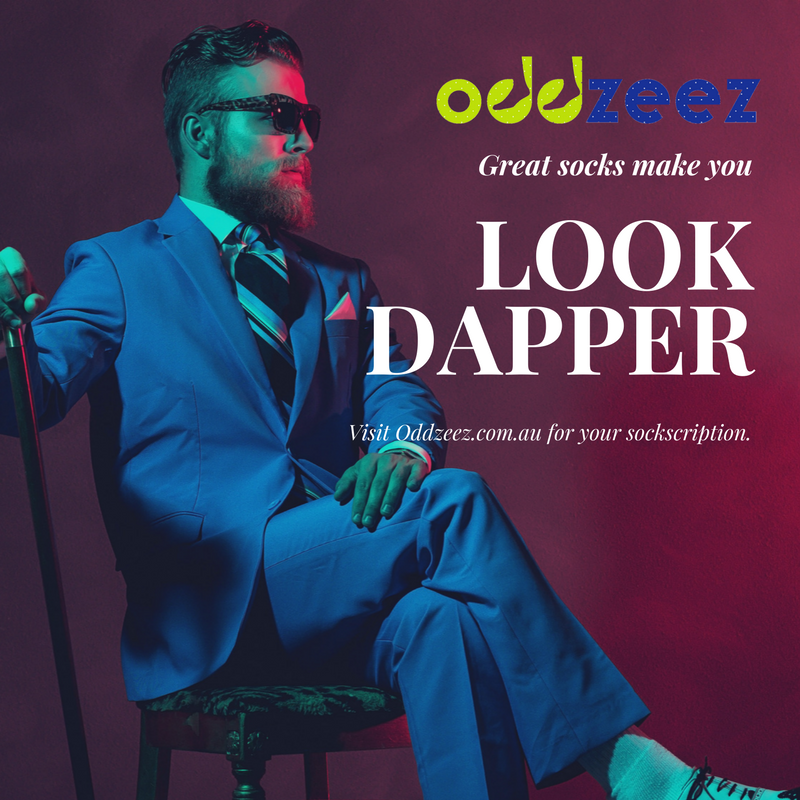 OddzeezAU's tweet photo. #greatsocks make you look #dapper. Achieve your #dapperness with an @oddzeez Subscription today! https://t.co/rNID566rX7