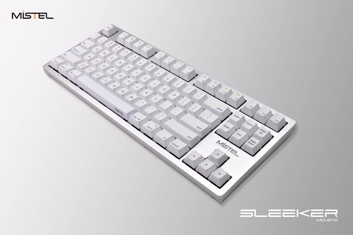 Mistel MD870 "Sleeker" Full CNC Aluminum, PBT Dye-Sub keycaps, built to last a lifetime #mechanicalkeyboard #computer