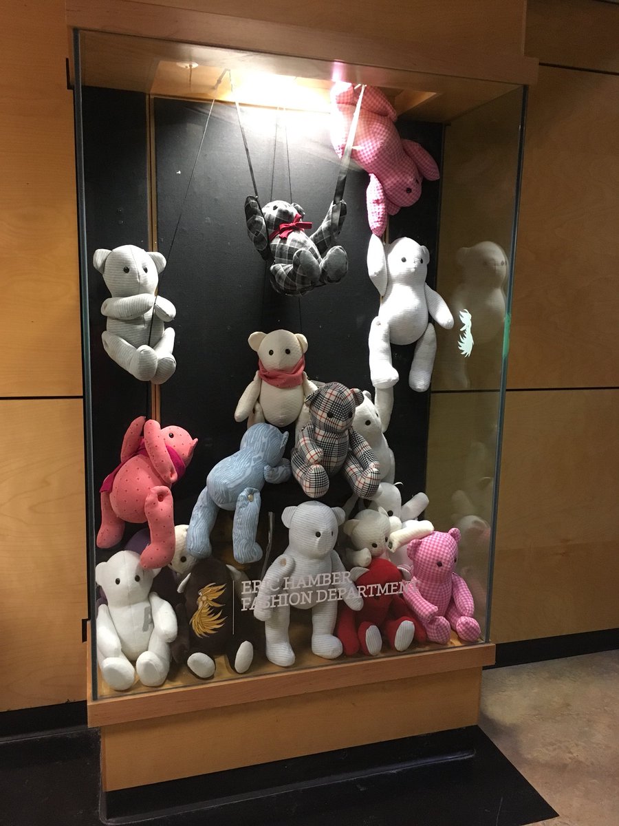 teddy bear display case