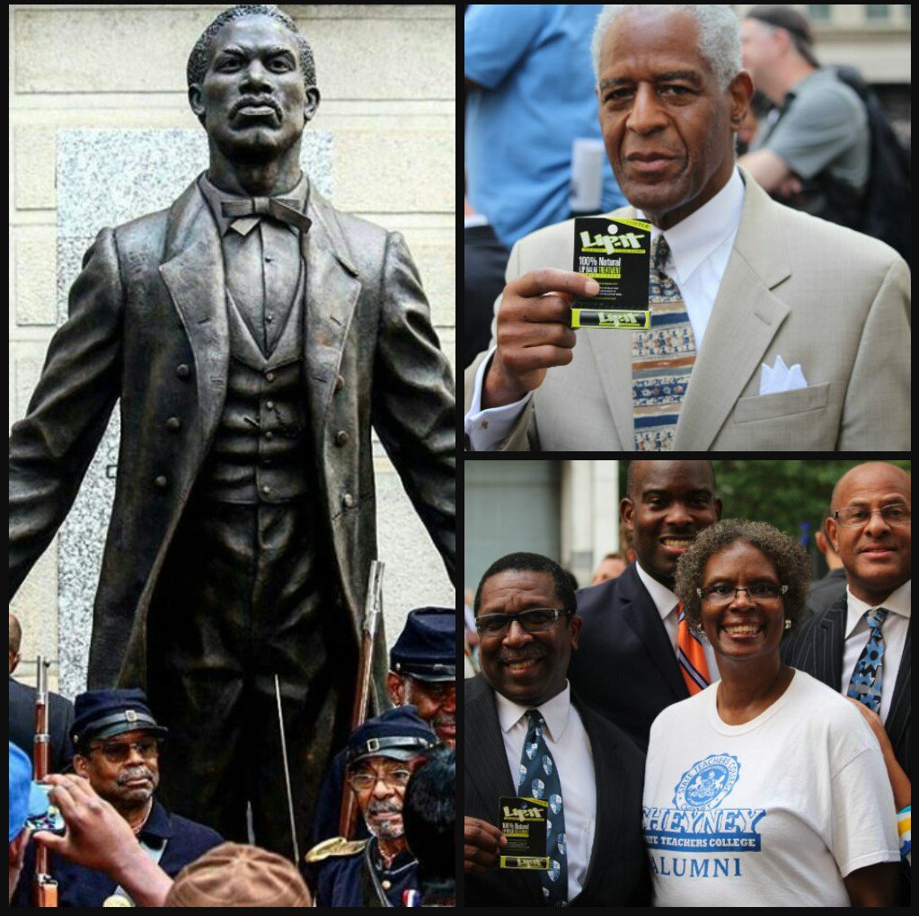 lipitup's tweet photo. Lip-iT has a presence in hip hop and the community. 

Meeting city politicians at"Octavius Catto"statue unveiling. https://t.co/FkTCKG6HOd