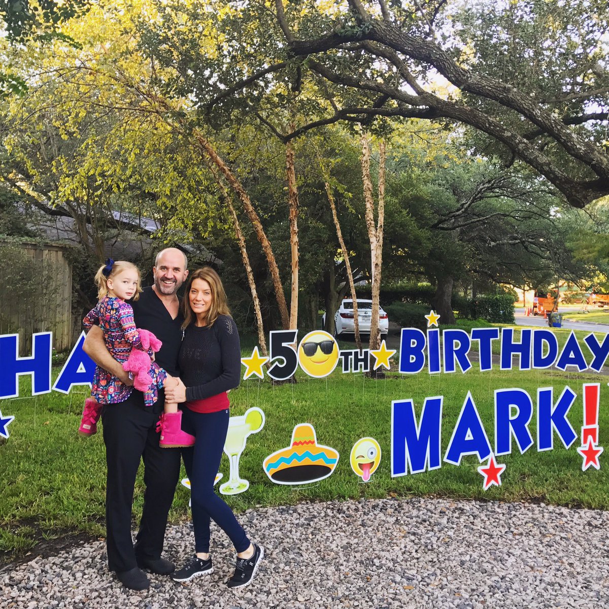 CaryDeuber's tweet photo. Happy Birthday hubby! @MarkDeuberMD 50 looks great on you!!😘💕 https://t.co/7M3D59GEA7