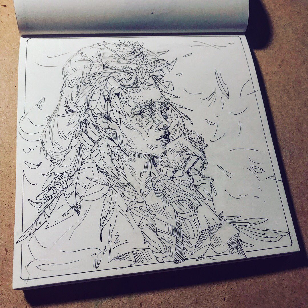 FluffyPooFlower's tweet photo. Day 18 🙈 ... #INKTOBER17 #inktober https://t.co/cE9lbEglDp
