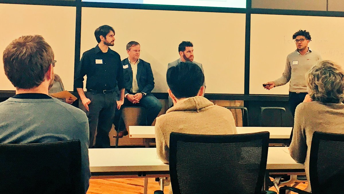 DukeLearning's tweet photo. Getting things started with @WarpwireInc at #EdtechDemoNight https://t.co/5RG4CvpLro