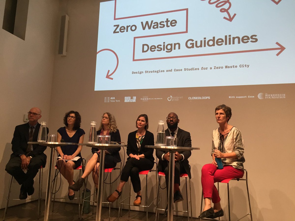 MonicaKMunn's tweet photo. Proud night celebrating the launch of NYC #ZeroWasteDesignGuidelines! Check out https://t.co/IaEu3jpsf3 for ideas on where to start #OneNYC https://t.co/oLIrsdsNou