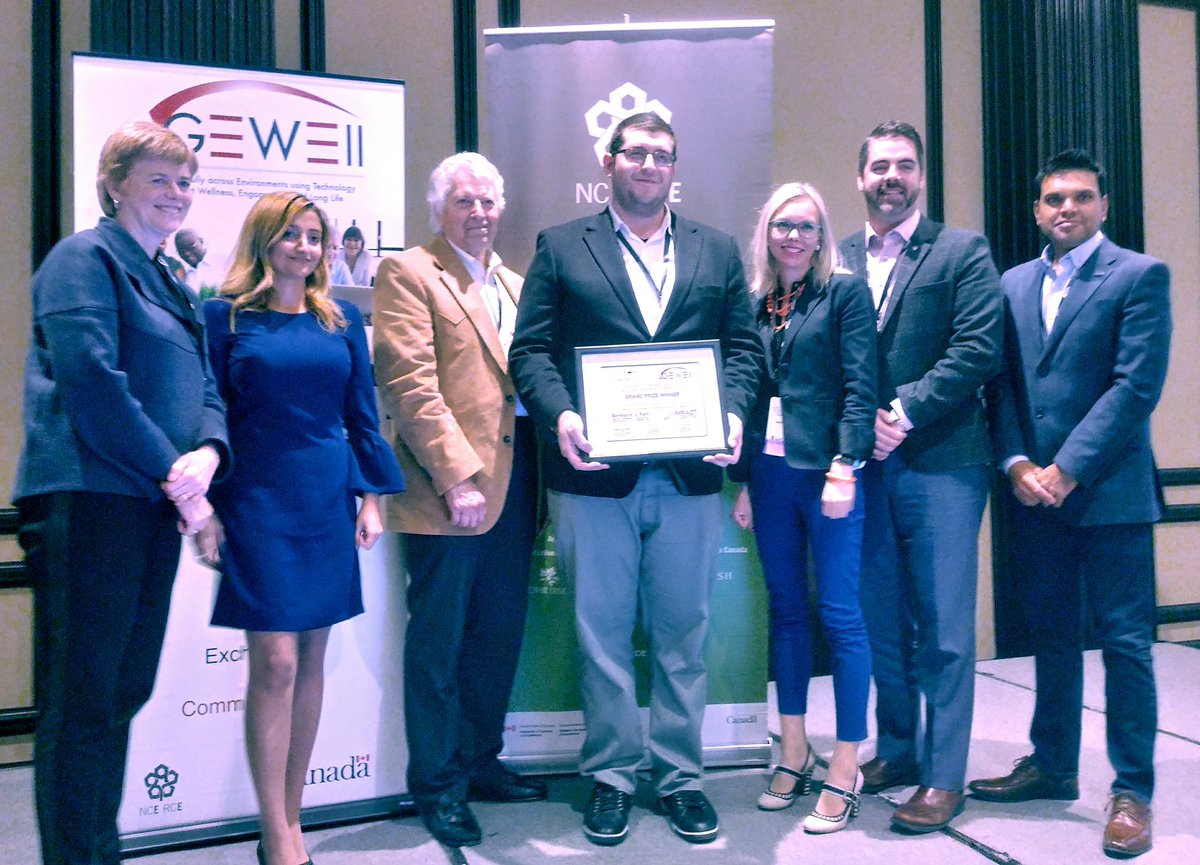 AGEWELL_NCE's tweet photo. Congratulations to @steadiwear for winning first prize at this year's National Ideathon Competition #AGEWELL2017 @hackinghealthca https://t.co/O8BGBKyOeD