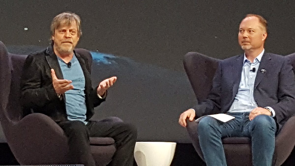 Sitecore's tweet photo. Mark Hamill (@HamillHimself) has over 2M followers on Twitter - he built it all by relaying his experiences. #SitecoreSYM https://t.co/uBsCJQdfQK