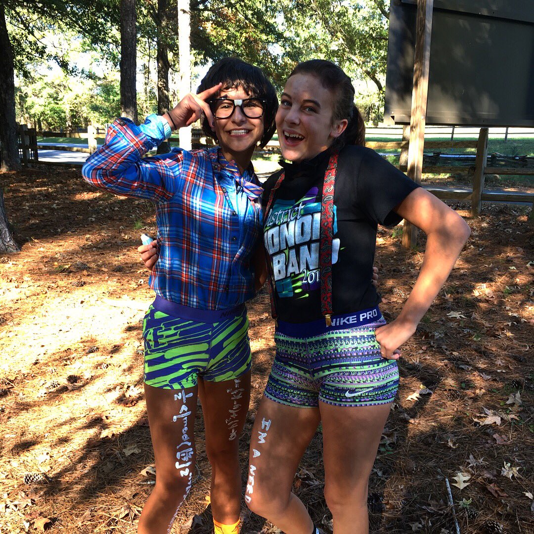 HillgroveTFXC's tweet photo. We excel not only on the cross country course but also in the classroom 🤓 #NerdDay #TeamSpiritWeek https://t.co/UoADO8bVu5