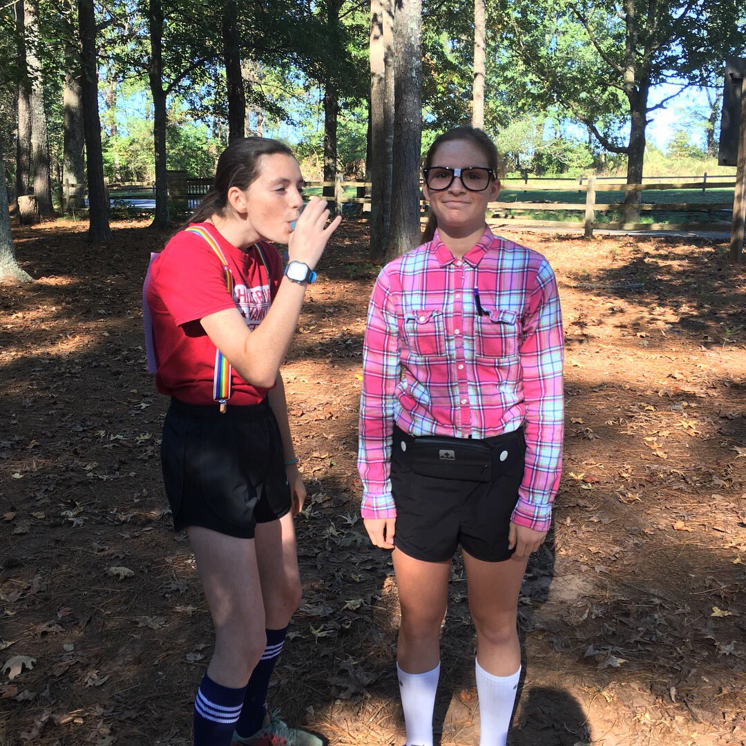 HillgroveTFXC's tweet photo. We excel not only on the cross country course but also in the classroom 🤓 #NerdDay #TeamSpiritWeek https://t.co/UoADO8bVu5
