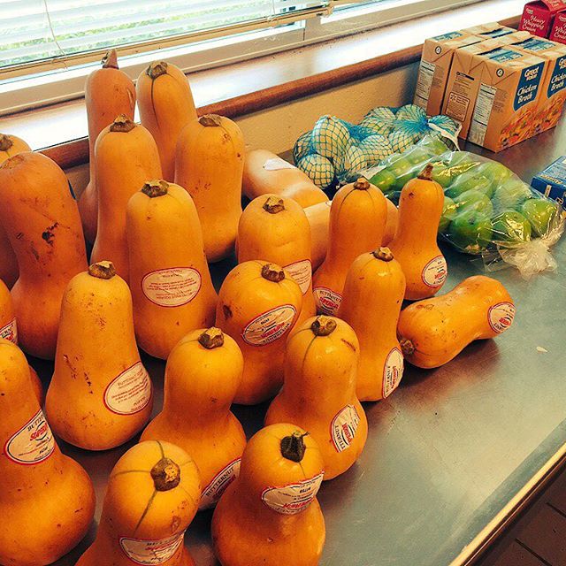 AHSculinary's tweet photo. Here's what's happening in CAI today...we're calculating edible portion &amp; determining yield % of butternut squash! https://t.co/cKCV95STFf https://t.co/IWDPRz7jcZ