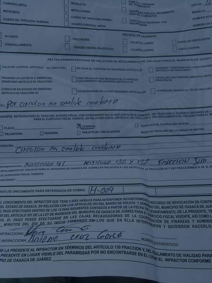 Cualquiertuit's tweet photo. No le veo centido a esta infracción. https://t.co/xIPiPcouSG