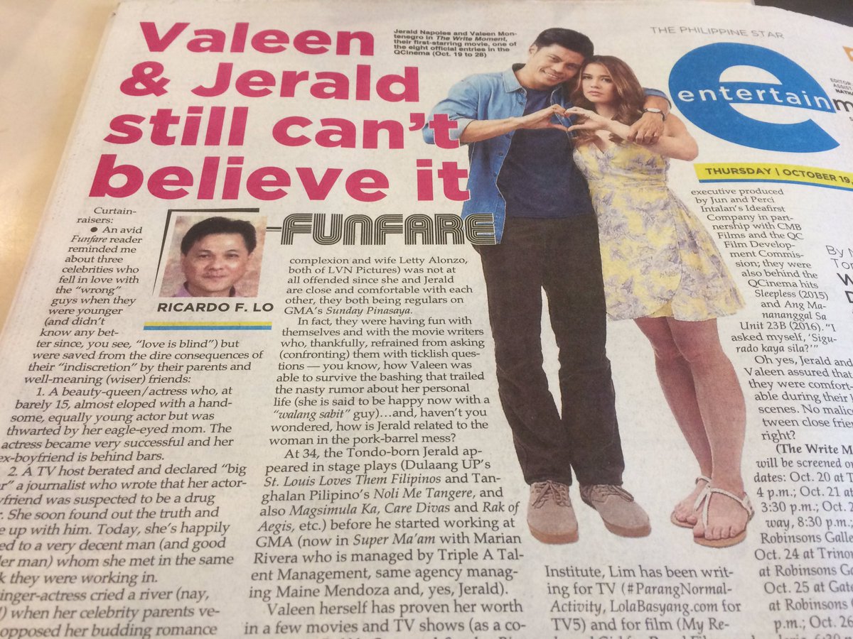 drmrnuqui's tweet photo. Still can't believe it! Malapit na! Bukas na! #THEWRITEMOMENT @Valeentawak @IamJNapoles #Valeenation https://t.co/GHRaapVeo2