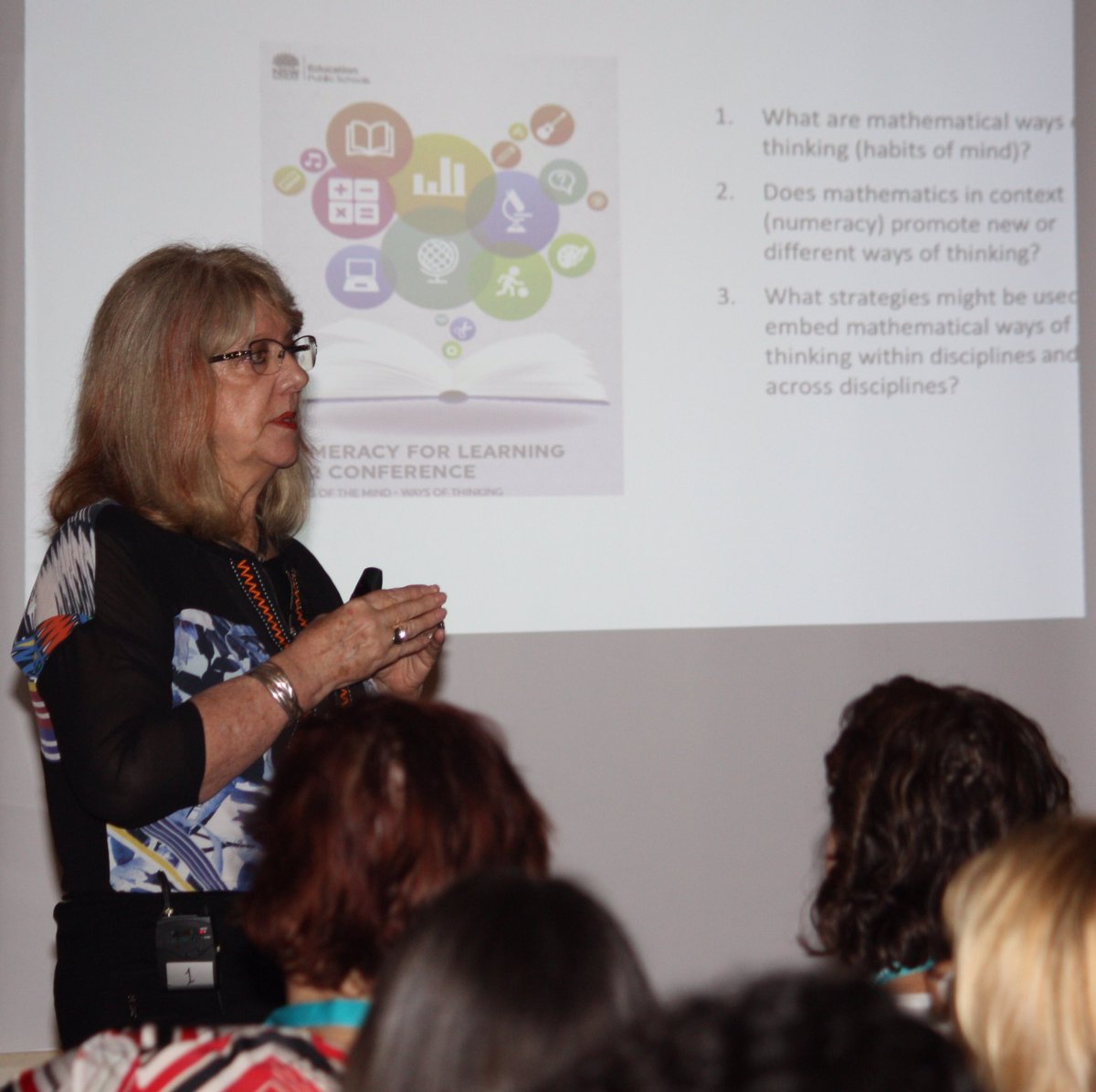 Making2020Count's tweet photo. @JudyAnderson6 #Making2020Count encouraging new ways of thinking. @usydmaths https://t.co/5MSjgXbab2