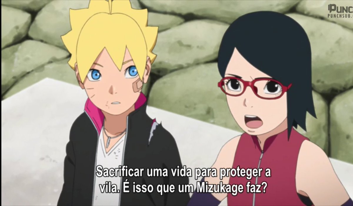 Boruto diz que vai Proteger a Sarada quando ela for Hokage - Boruto: Naruto  The Movie Dublado 