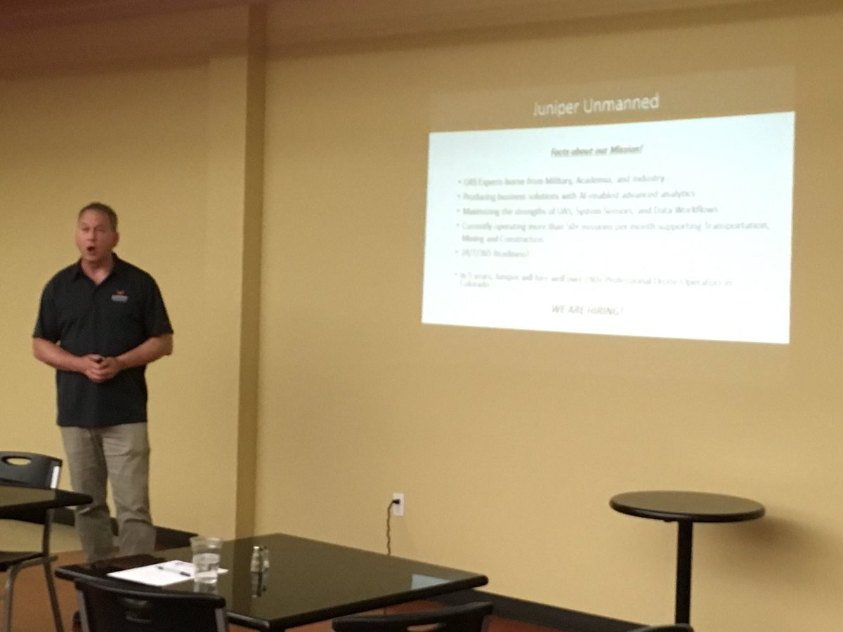 Jeff Cozart of <a href="/JuniperUnmanned/">Juniper Unmanned</a> talking about #LiDAR data acquisition from a <a href="/DJIGlobal/">DJI</a> Matrice 600. #dronetech #UAS <a href="/YellowScan/">YellowScan</a>