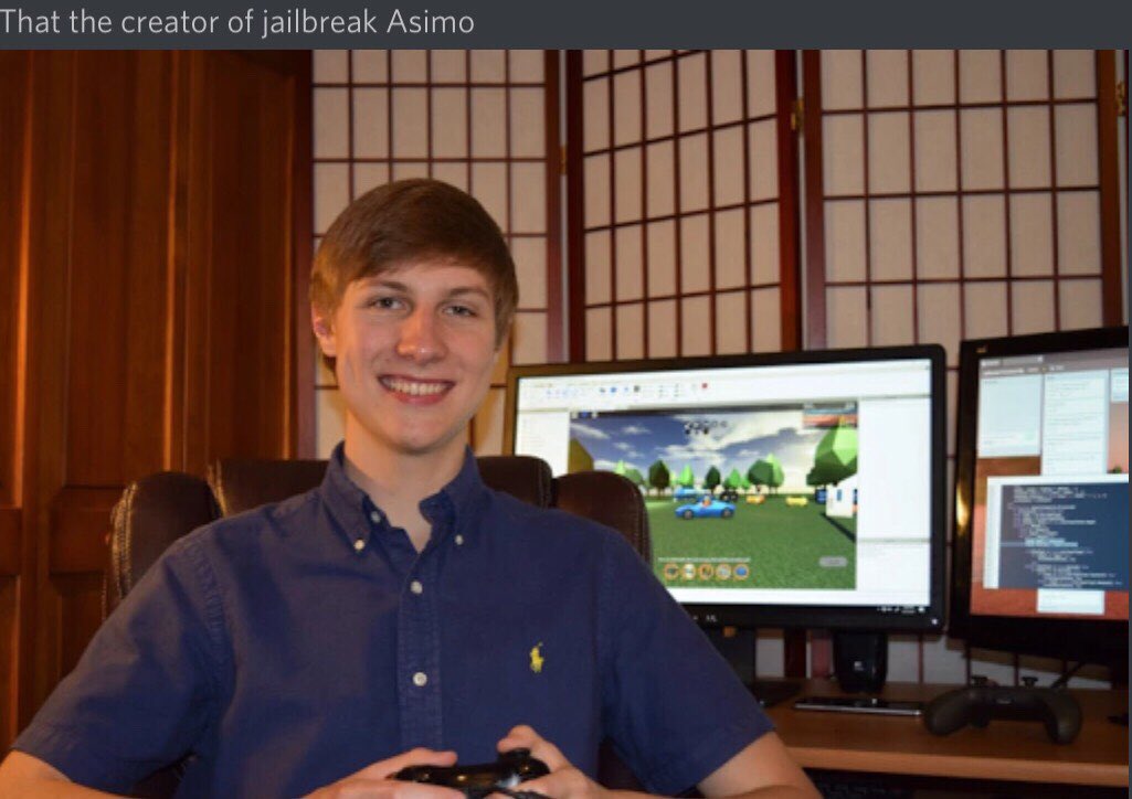 The Creator Of Roblox Jailbreak Real Life