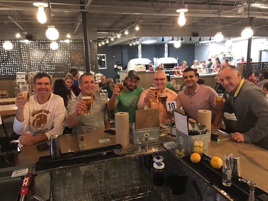 BAR DWELLERS ENJOYING 3 DOLLAR TROTWOODS FROM <a href="/warpedwing/">Warped Wing Brewing</a> 📸photo cred <a href="/oldscratchpizza/">Old Scratch Pizza</a> #birthdaybash #oldscratchpi… ift.tt/2ikXFCM