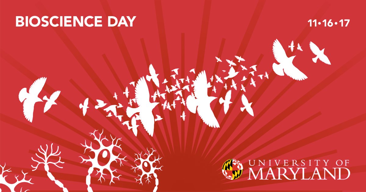 UMDscience's tweet image. Bioscience Day is 11/16! We&apos;ll have neuroscience &amp;amp; mathematical ecology seminars, inventor pitch competition &amp;amp; more! bioscienceday.umd.edu