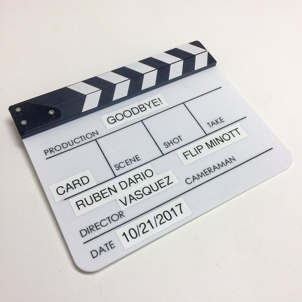 RubenDVasquez's tweet photo. Just days away! #GoodbyeShort
#RubenDarioFilm #Film #Filmmaker #Goodbye! #VideoProduction #Slate #Director #Writer #ShortFilm https://t.co/bZ81p46vnY