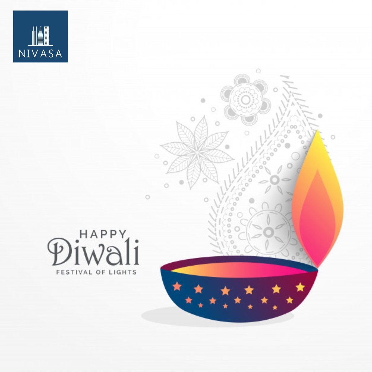 NivasaGroup's tweet photo. This Diwali Spend less time on social Media &amp; Phone, spend time with your loved &amp; dear ones. Happy Diwali

#NivasaGroup #HappyDiwali https://t.co/LcqWbdJ1A7