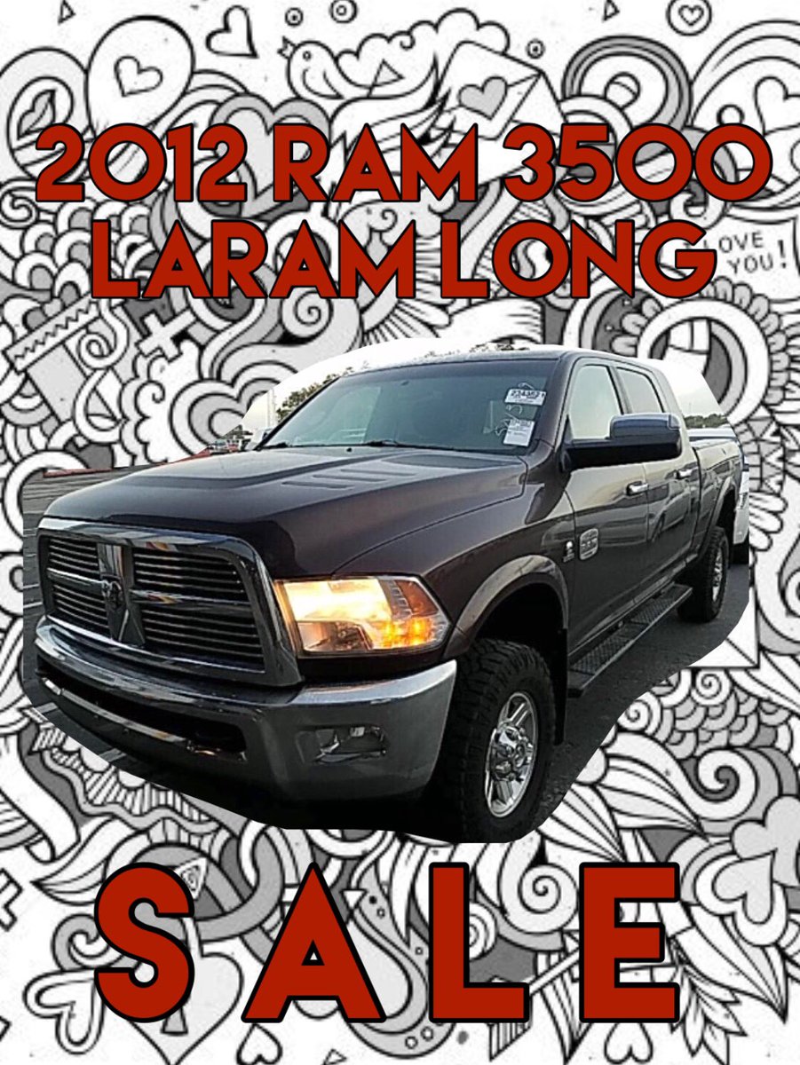 MachadoAutoSale's tweet photo. 2012 #Ram3500 #LARAMLONG #sale #greatcars #financing #machadoauto #15minride #realprices #firsttimebuyer #approved #843nw27ave https://t.co/PwGfOJkd6w