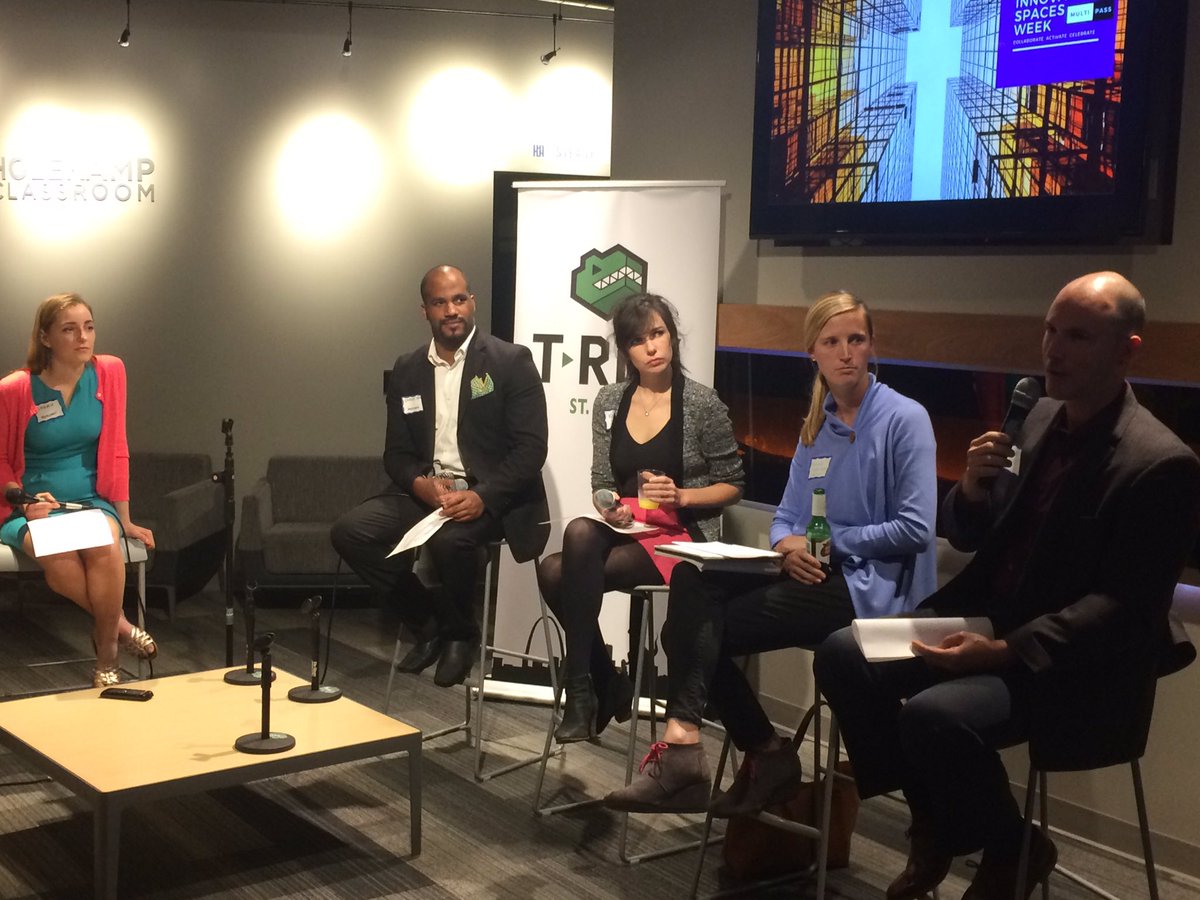 invelopnow's tweet photo. #innovativespacesweek2017 #multipassapp #invelopnow #stlouis #downtownstlouis #collaboration #coworking #coworkingspaces #incubator #trex https://t.co/YUzSlpjxcj