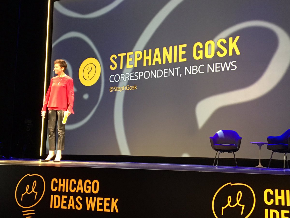 chicagoideas's tweet photo. "We can take a step back and ask ourselves - what does it all mean? It's what makes us incredibly human." @stephgosk at #Chicagoideas https://t.co/nN2F0hUcCa