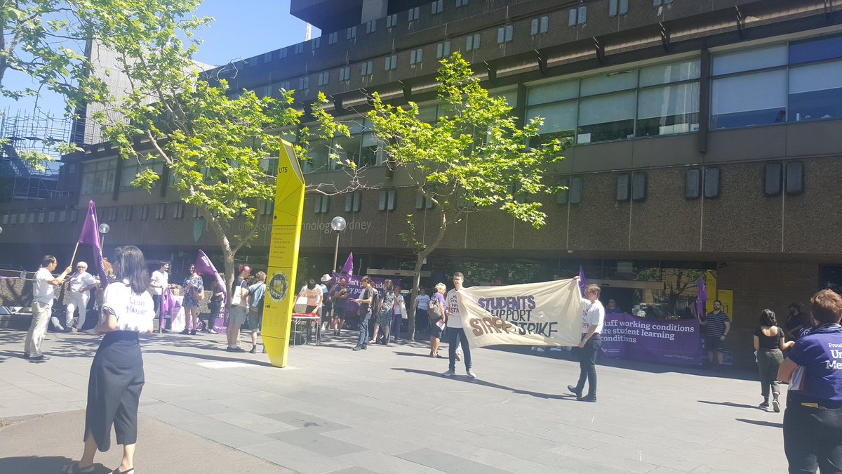 There is no #UTS without the dedication of its fabulous staff. #UTS you need to do better. #utsstrikes #jobsecurity #betterconditions