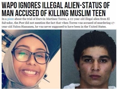 SandraXFreedom's tweet photo. WaPo Ignores Illegal Alien-Status of Man Accused of Killing Muslim Teen 

https://t.co/1LhlTxX4TD 
#immigration
#BuildTheWall
#MAGA https://t.co/uns9stXTGs