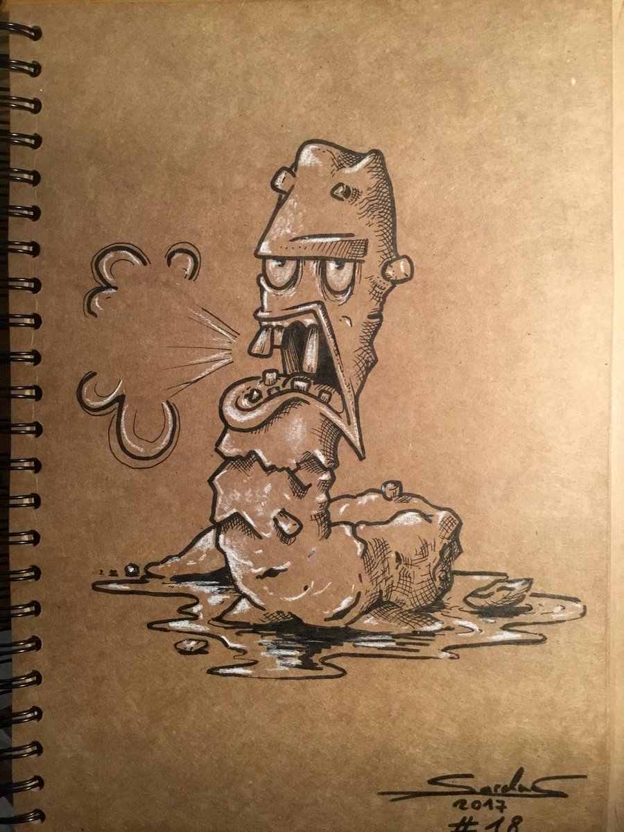 saschartvienna's tweet photo. #Inktober #inktober2017 #inktoberday18 #inktober2017day18 #poop #inktoberfilthy @inktober https://t.co/gUCdkxhV7s
